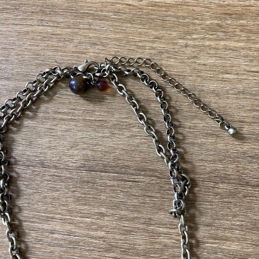 Vintage Gold Charm Necklace - Picture 2 of 3